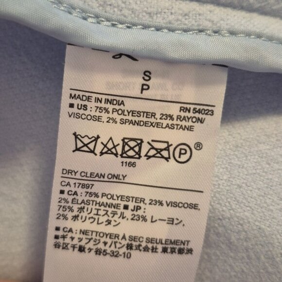 Banana Republic Davenport Blue Women's Shawl Collar Cape Coat - S - Picture 8 of 9